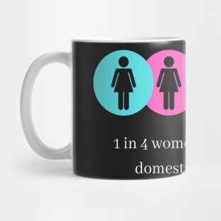 Domestic Violence Awareness Statistic Mug